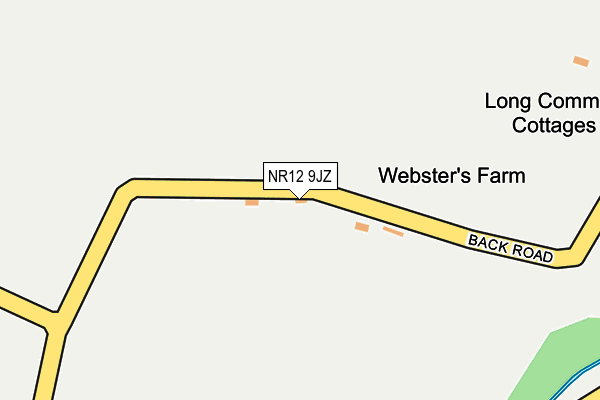 NR12 9JZ map - OS OpenMap – Local (Ordnance Survey)