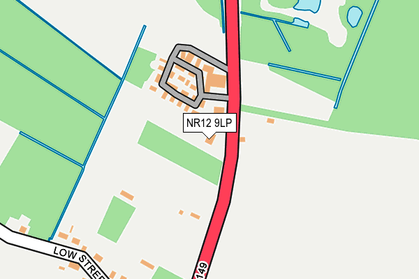 NR12 9LP map - OS OpenMap – Local (Ordnance Survey)