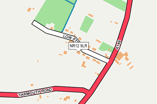 NR12 9LR map - OS OpenMap – Local (Ordnance Survey)