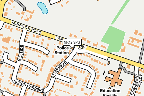 NR12 9PG map - OS OpenMap – Local (Ordnance Survey)
