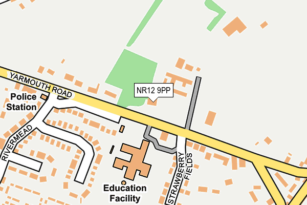 NR12 9PP map - OS OpenMap – Local (Ordnance Survey)