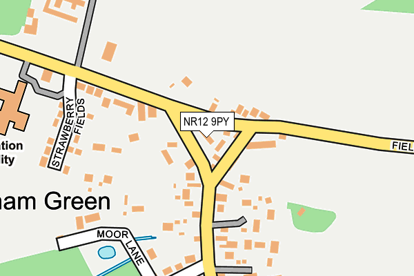 NR12 9PY map - OS OpenMap – Local (Ordnance Survey)