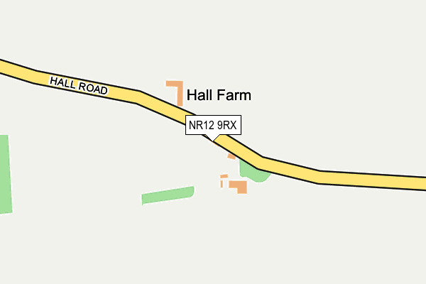 NR12 9RX map - OS OpenMap – Local (Ordnance Survey)