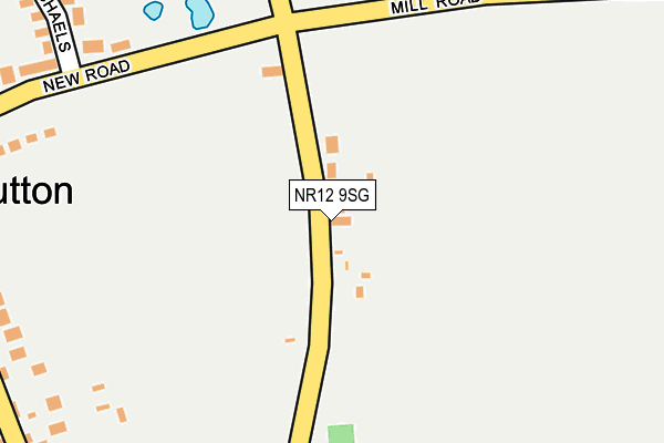 NR12 9SG map - OS OpenMap – Local (Ordnance Survey)