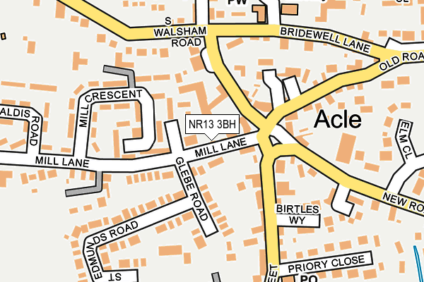 NR13 3BH map - OS OpenMap – Local (Ordnance Survey)