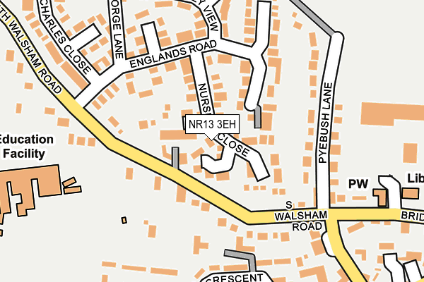 NR13 3EH map - OS OpenMap – Local (Ordnance Survey)