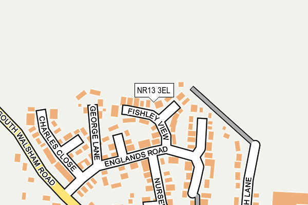 NR13 3EL map - OS OpenMap – Local (Ordnance Survey)