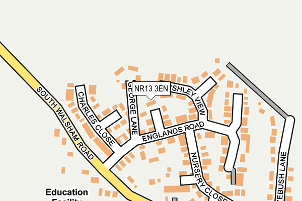 NR13 3EN map - OS OpenMap – Local (Ordnance Survey)