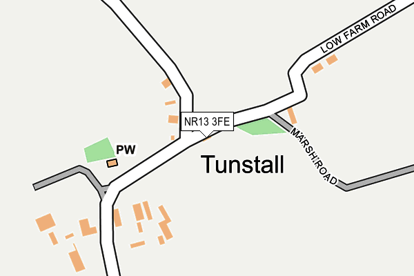 NR13 3FE map - OS OpenMap – Local (Ordnance Survey)