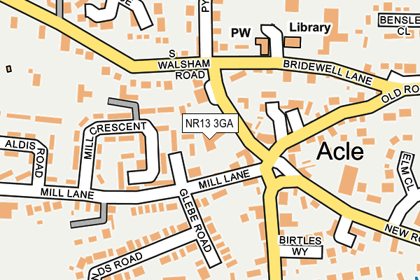 NR13 3GA map - OS OpenMap – Local (Ordnance Survey)
