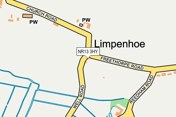 NR13 3HY map - OS OpenMap – Local (Ordnance Survey)