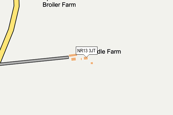 NR13 3JT map - OS OpenMap – Local (Ordnance Survey)