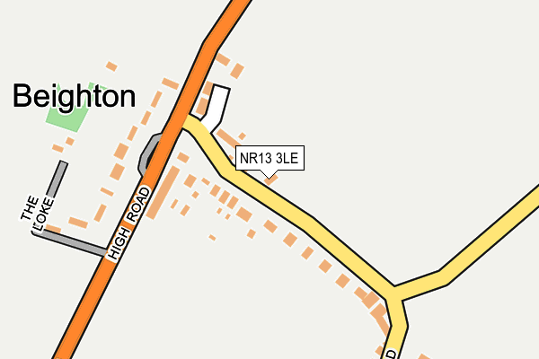 NR13 3LE map - OS OpenMap – Local (Ordnance Survey)