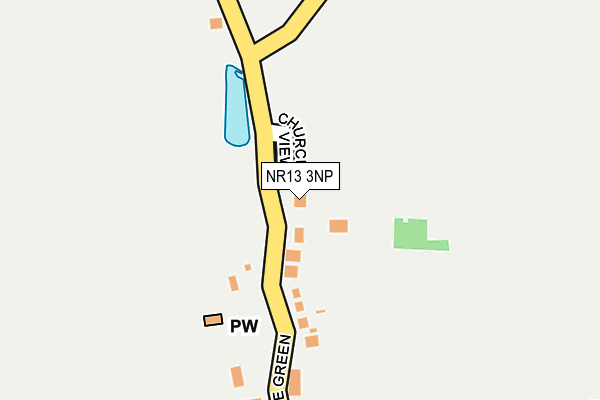 NR13 3NP map - OS OpenMap – Local (Ordnance Survey)