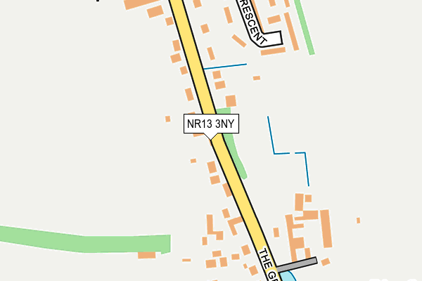 Map of N G JONES SERVICES LTD at local scale