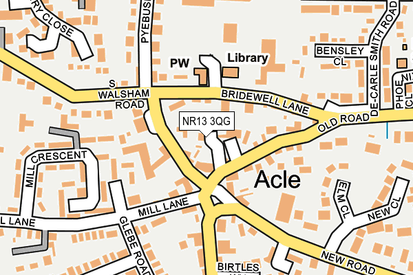 NR13 3QG map - OS OpenMap – Local (Ordnance Survey)