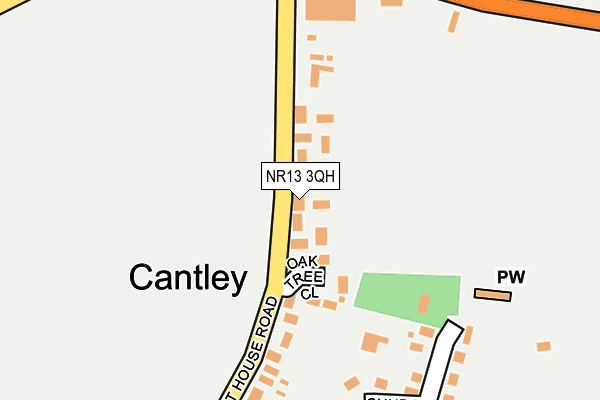 NR13 3QH map - OS OpenMap – Local (Ordnance Survey)