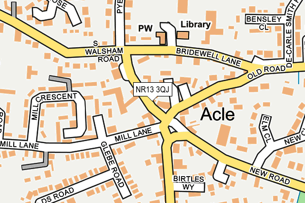 NR13 3QJ map - OS OpenMap – Local (Ordnance Survey)