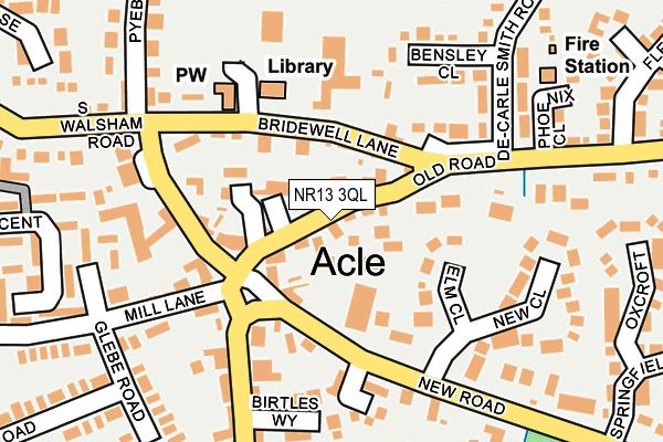 NR13 3QL map - OS OpenMap – Local (Ordnance Survey)