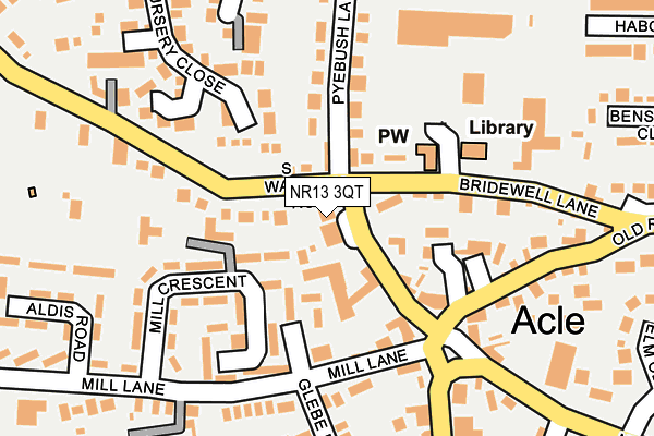 NR13 3QT map - OS OpenMap – Local (Ordnance Survey)