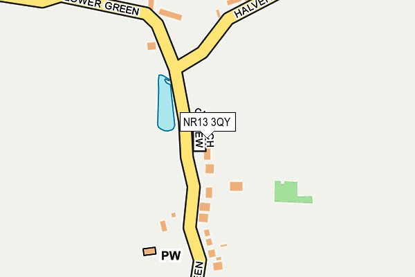 NR13 3QY map - OS OpenMap – Local (Ordnance Survey)