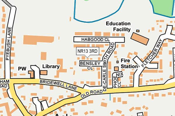 NR13 3RD map - OS OpenMap – Local (Ordnance Survey)