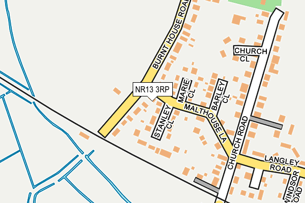 NR13 3RP map - OS OpenMap – Local (Ordnance Survey)