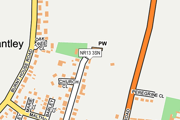 NR13 3SN map - OS OpenMap – Local (Ordnance Survey)