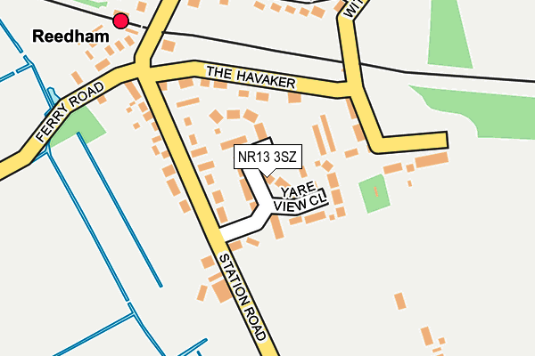 NR13 3SZ map - OS OpenMap – Local (Ordnance Survey)