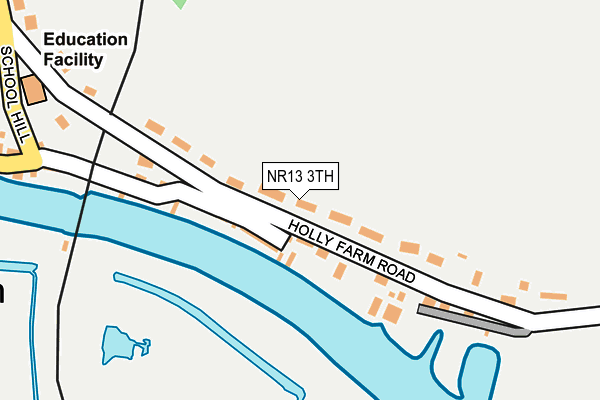 NR13 3TH map - OS OpenMap – Local (Ordnance Survey)