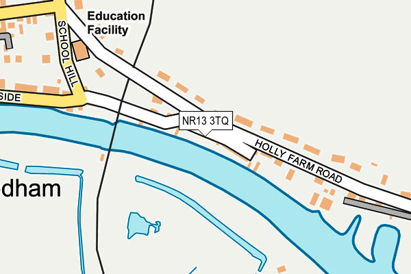 NR13 3TQ map - OS OpenMap – Local (Ordnance Survey)