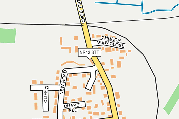 NR13 3TT map - OS OpenMap – Local (Ordnance Survey)