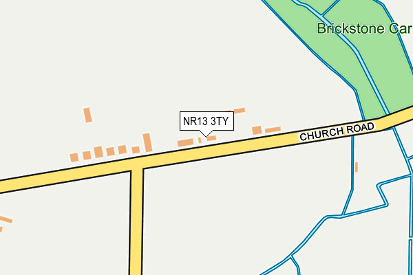 NR13 3TY map - OS OpenMap – Local (Ordnance Survey)