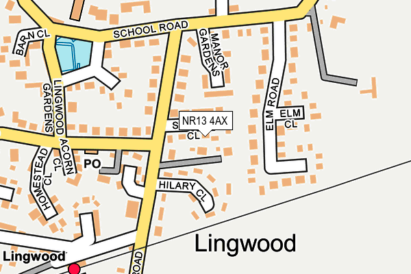 Map of BROADLAND DETAILING LIMITED at local scale