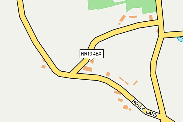 NR13 4BX map - OS OpenMap – Local (Ordnance Survey)