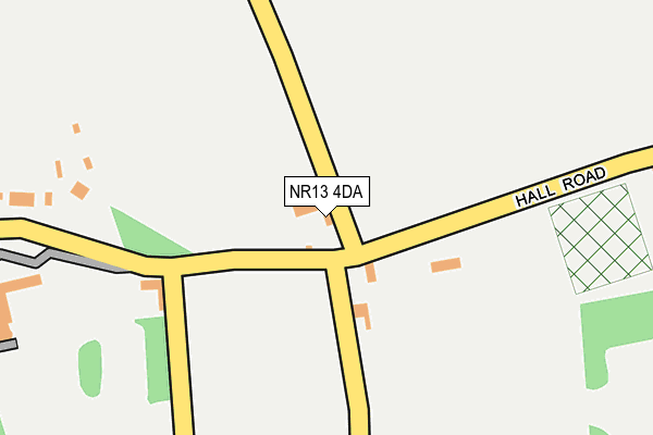 NR13 4DA map - OS OpenMap – Local (Ordnance Survey)