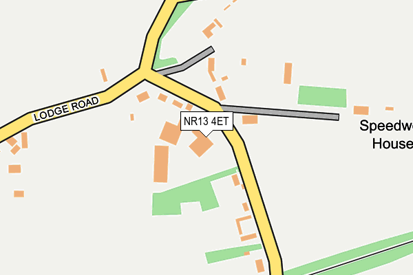 NR13 4ET map - OS OpenMap – Local (Ordnance Survey)
