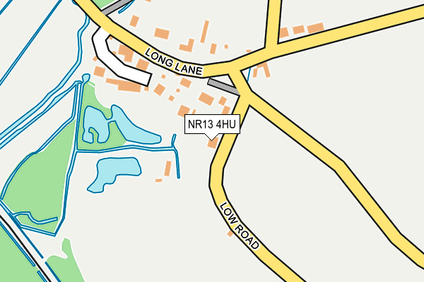 NR13 4HU map - OS OpenMap – Local (Ordnance Survey)