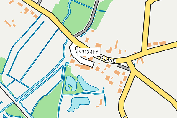 NR13 4HY map - OS OpenMap – Local (Ordnance Survey)