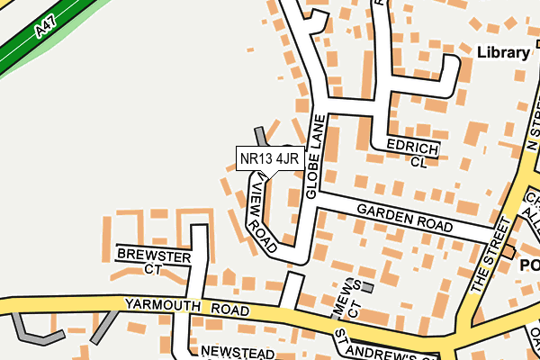 NR13 4JR map - OS OpenMap – Local (Ordnance Survey)