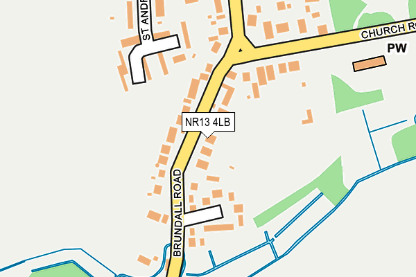 NR13 4LB map - OS OpenMap – Local (Ordnance Survey)