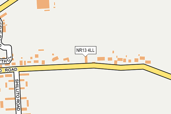 NR13 4LL map - OS OpenMap – Local (Ordnance Survey)
