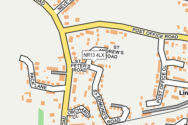 NR13 4LX map - OS OpenMap – Local (Ordnance Survey)