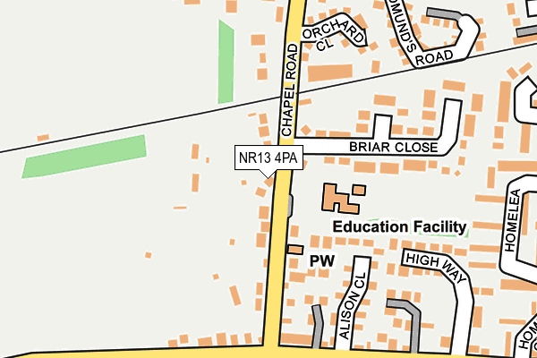 Map of B J JONES CONSULTING LIMITED at local scale