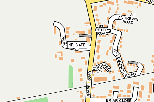 NR13 4PE map - OS OpenMap – Local (Ordnance Survey)