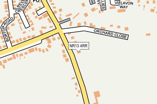 NR13 4RR map - OS OpenMap – Local (Ordnance Survey)
