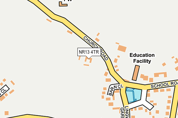 NR13 4TR map - OS OpenMap – Local (Ordnance Survey)