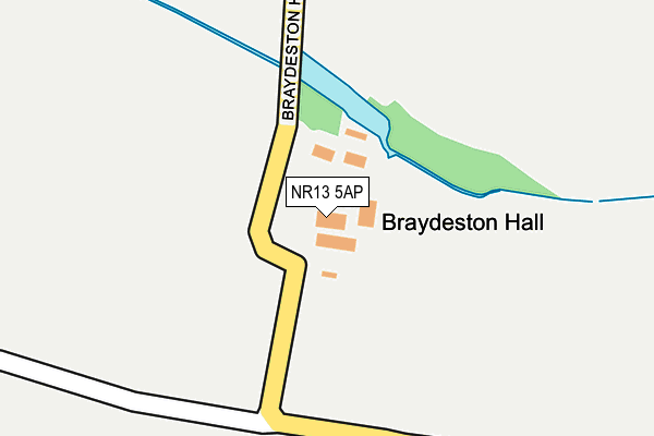 NR13 5AP map - OS OpenMap – Local (Ordnance Survey)
