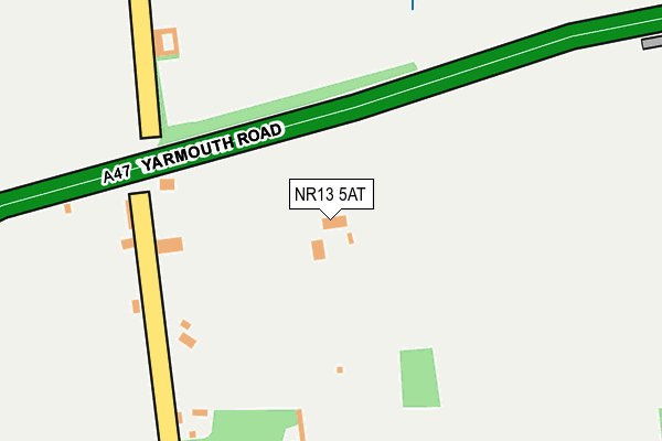 NR13 5AT map - OS OpenMap – Local (Ordnance Survey)