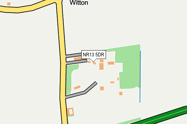 NR13 5DR map - OS OpenMap – Local (Ordnance Survey)
